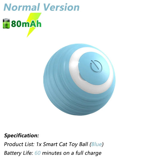 Electric Interactive Cat Ball - Automatic Rolling Smart Toy for Engaging Playtime